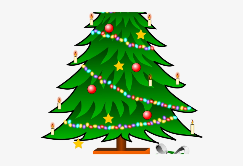 Cartoon Christmas Tree - Christmas Tree Clipart Transparent Background, transparent png #4026296