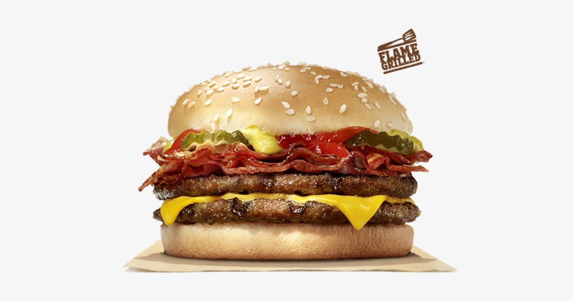 Make Room For Our Bacon Double Cheeseburger, Two Signature - Bacon Double Cheeseburger Deluxe, transparent png #4026508