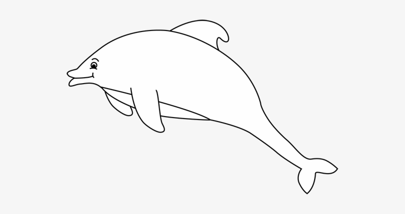 White Dolphin With Black Background, transparent png #4026841