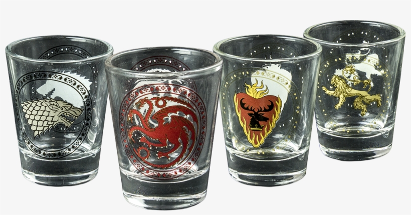 Game Of Thrones - Game Of Thrones Shot Glasses, transparent png #4027880