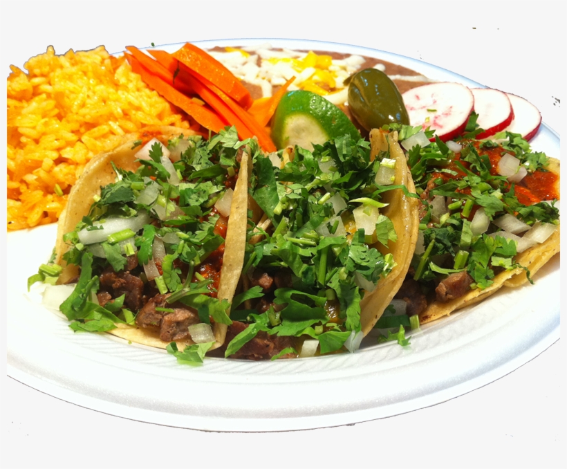 Plate1 - Taco On Plate Png, transparent png #4028247