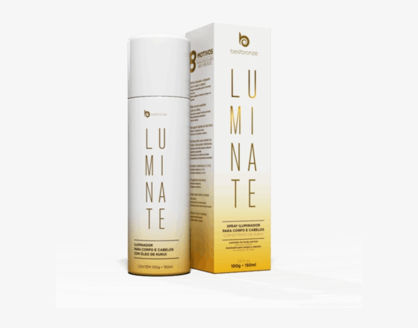 Iluminador Para Corpo E Cabelo Best Bronze Luminate - Luminate - Iluminador Para Corpo E Cabelos, transparent png #4028327