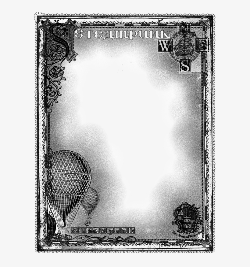 Pin By Bnspyrd On Bnspyrd By Art Borders - Steampunk Border Free, transparent png #4028909