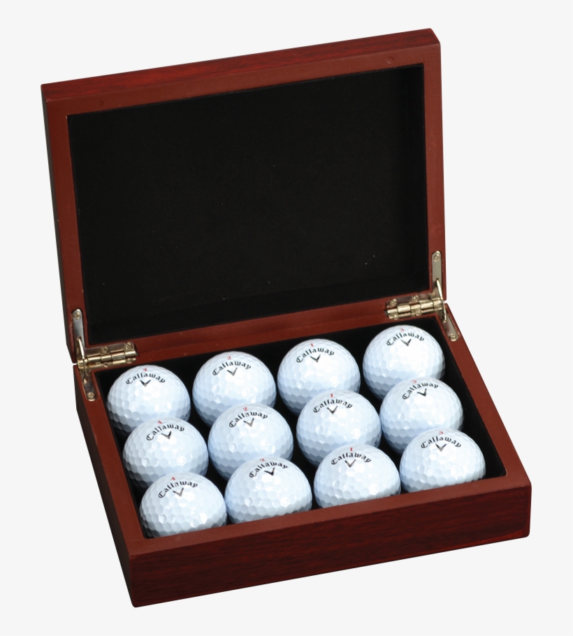 Rosewood Golf Ball Gift Box, transparent png #4028933