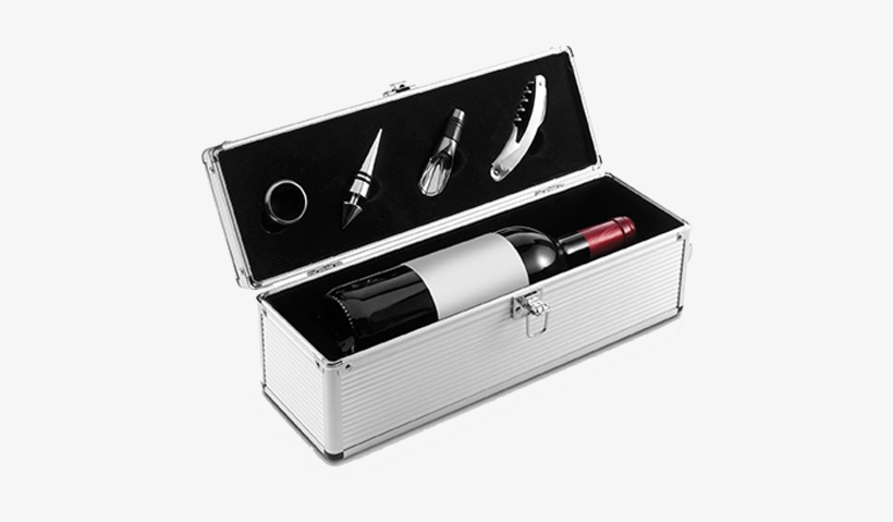 Wine Set In Gift Box - Impression - Set Vino Impression - 36x11x11 Cm - 6829-32, transparent png #4028963
