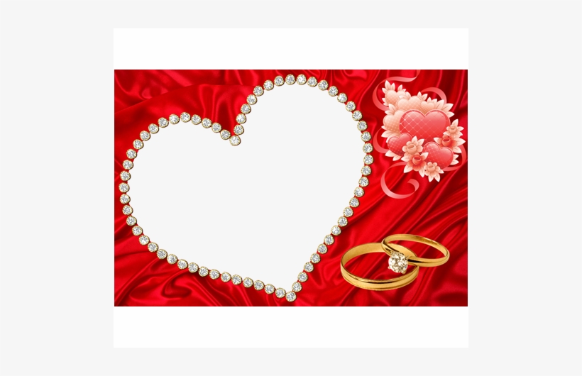 Wedding Hearts - Photofunia 2014 New Frames Love, transparent png #4029143