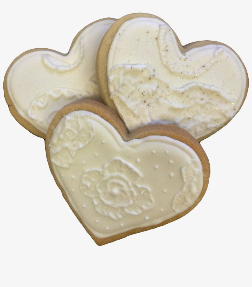 Wedding Heart Cookies - Heart Shaped Crackers Transparent, transparent png #4029217
