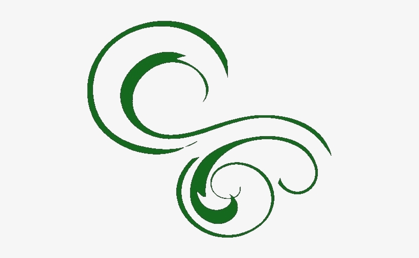 All Images From Collection - Green Swirly Line Art, transparent png #4029218