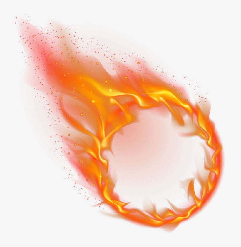 Fire Fireball Flames Flame Fireballs Effects Effect - Circulo De Fuego Png, transparent png #4029703
