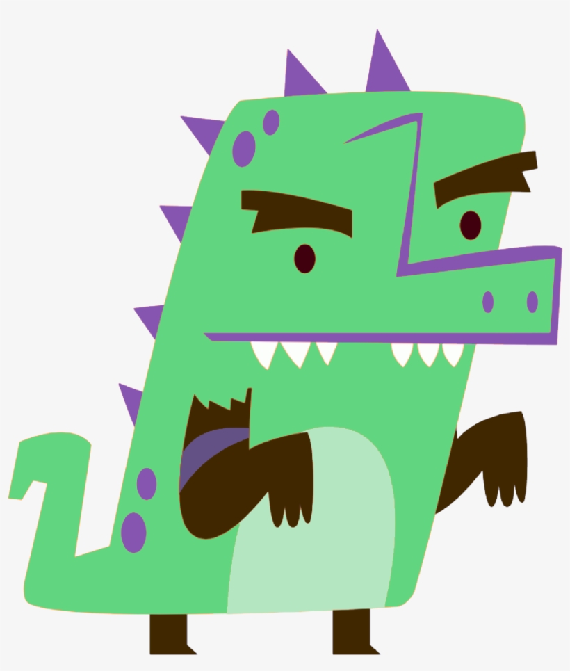 Dino Green Purple 112 Kb - Hop Scotch With Transparent Background, transparent png #4029821