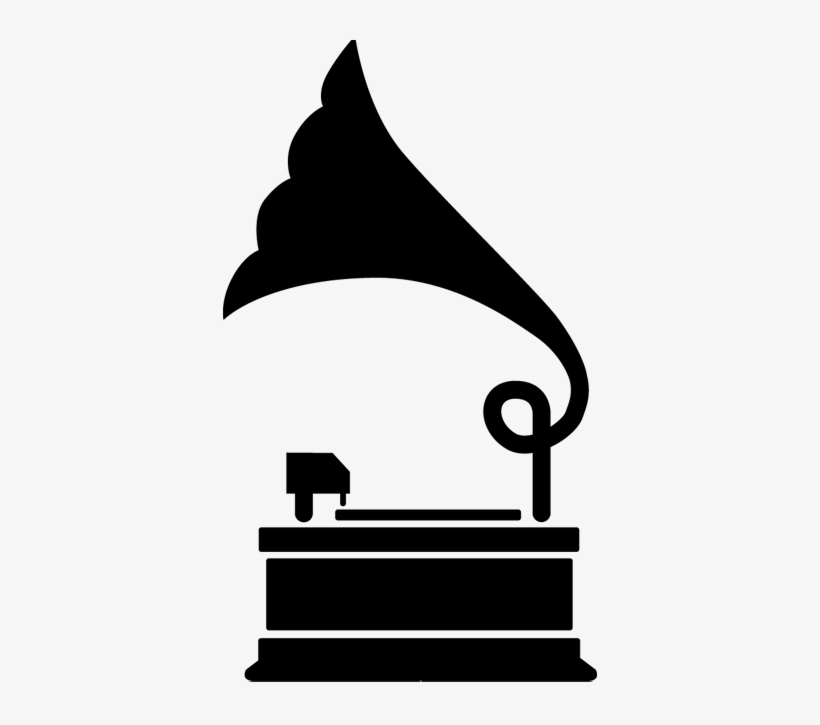 Gramophone Macbook Sticker - Grammofono Png, transparent png #4029870