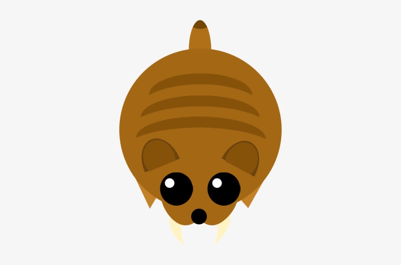 Sabertooth Tiger - Mope Io Sabertooth Tiger, transparent png #4030439