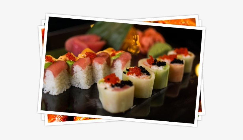 Fresh-made Japanese Sushi, Chinese Cuisine, And Seafood - Hors D'oeuvre, transparent png #4030839