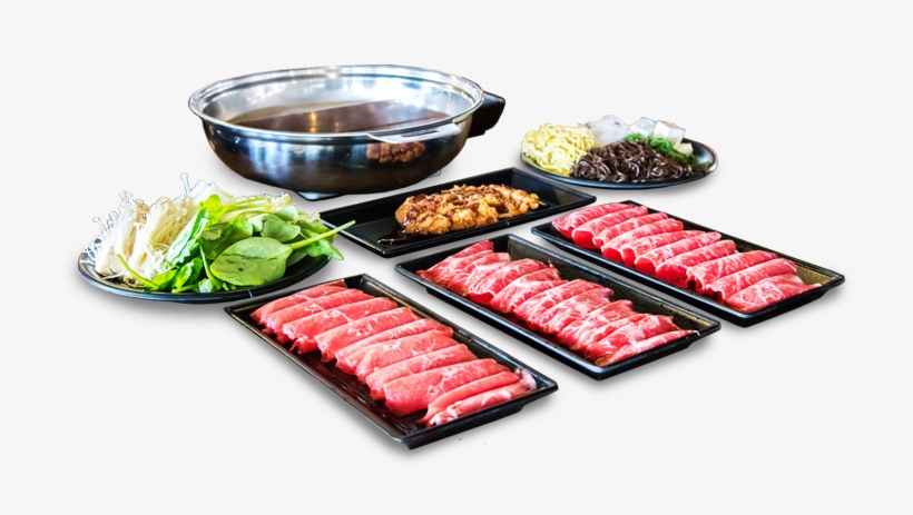 A Japanese Hotpot Dish Of Thinly Sliced Meat Or Seafood - Portable Network Graphics, transparent png #4031148