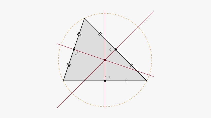 Las Bisectrices De Un Triángulo Son Las Rectas Que - Rectas Notables De Un Triangulo Mediatriz, transparent png #4031358