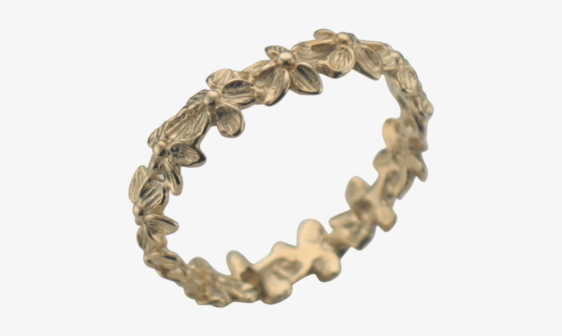 Estate 14k Yellow Gold Floral Ring, transparent png #4031390
