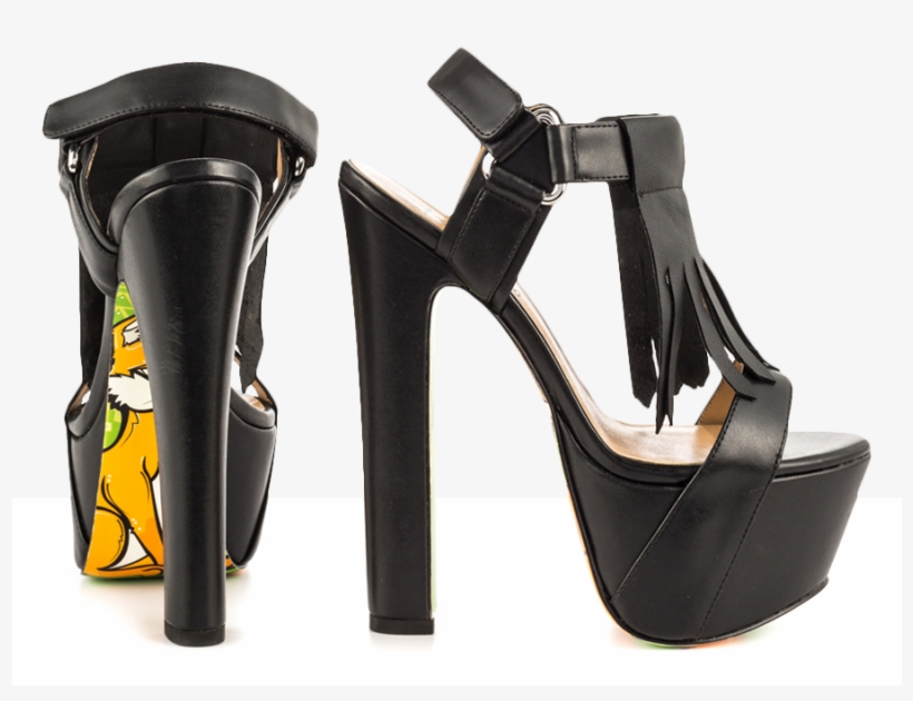 Taylor Says Introduces A Black Leather Covered Silhouette - Taylor Says Women's Foxy Oxy - Black - Size 11, transparent png #4031509
