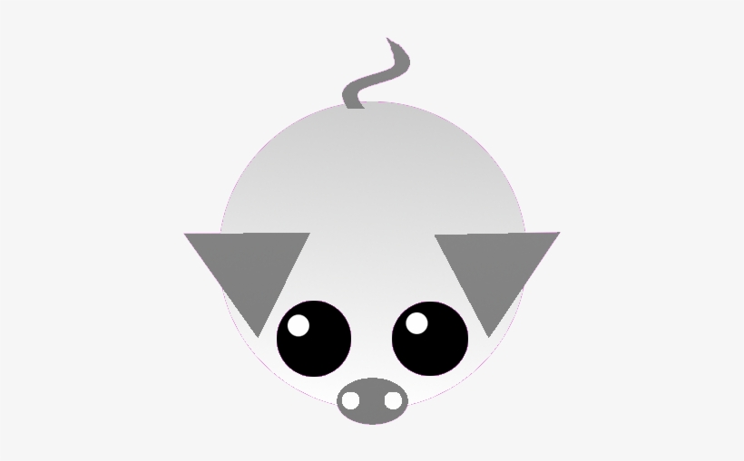 White Pig - Mope Io White Pig, transparent png #4031670