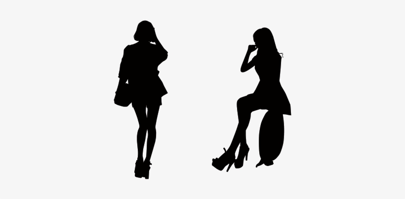 Female Silhouette / 여자 실루엣 - 여자 실루엣 Png, transparent png #4031806