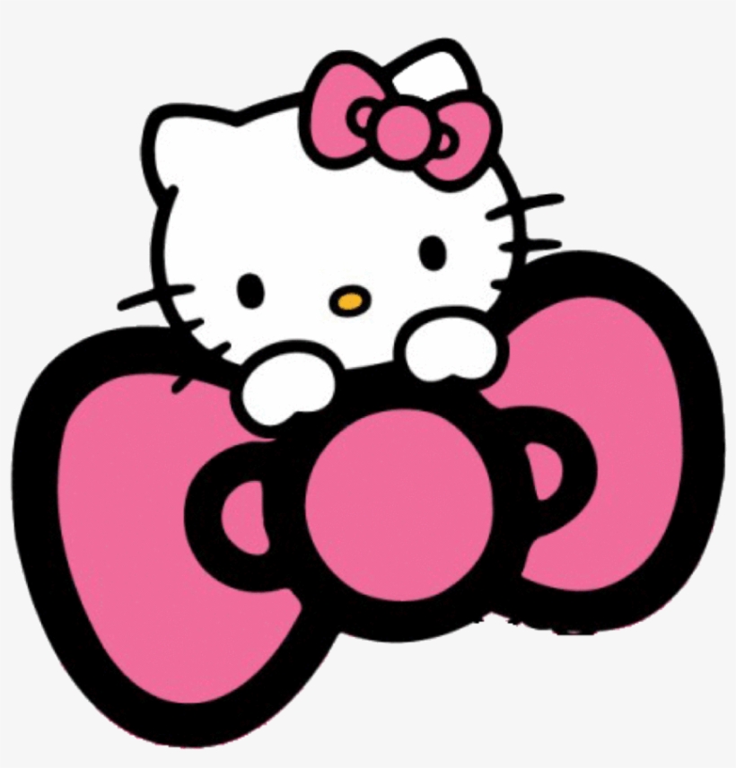 Hello Kitty Wallpapers Hello Kitty Clipart, Hello Kitty - Hello Kitty Pink Bow, transparent png #4031913