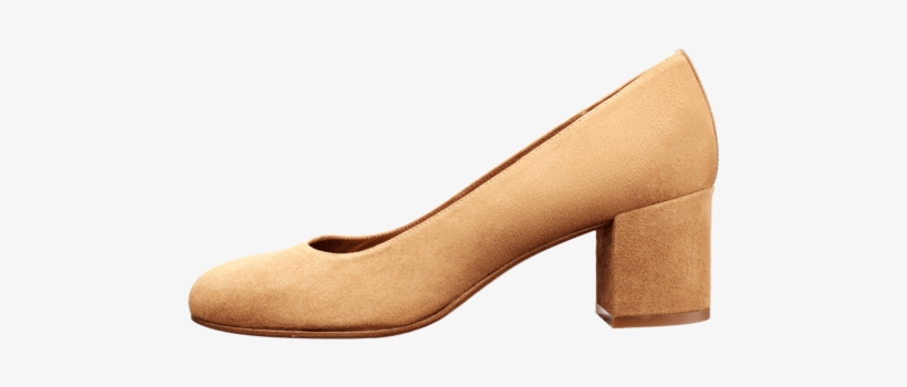 The Heel - Cacao - Blue Suede Pump Png Shop Margauxny, transparent png #4032228