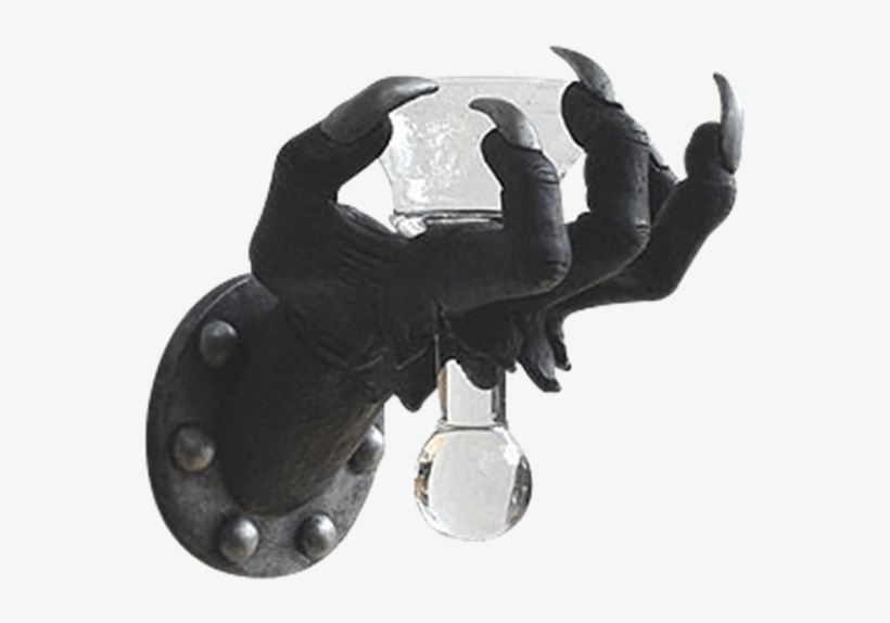 Demon Claw Wall Sconce - Demon Hand Holding Ball, transparent png #4032340