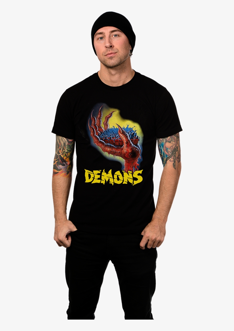 Lamberto Bava's "demons" Hand T-shirt - Demons Replica Movie Mask 1:1 Scale Horror Halloween, transparent png #4032570