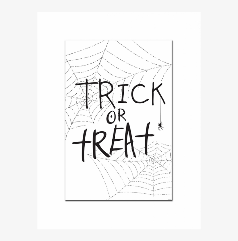 Trick Or Treat-spider Webs - Sketch, transparent png #4032593