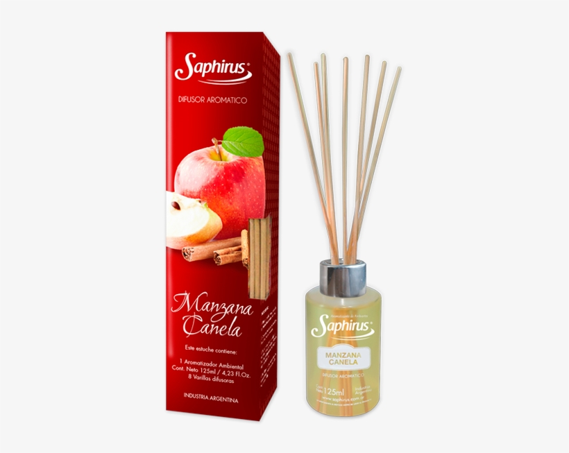 Difusor Aromático Manzana Canela - Difusores Saphirus Manzana Canela, transparent png #4032765