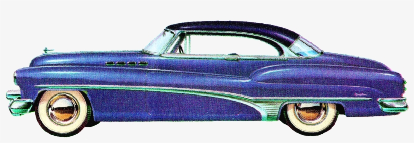 Vintage Buick Car Clipart Downloads Png - 1950 Buick Roadmaster Coupe, transparent png #4032941