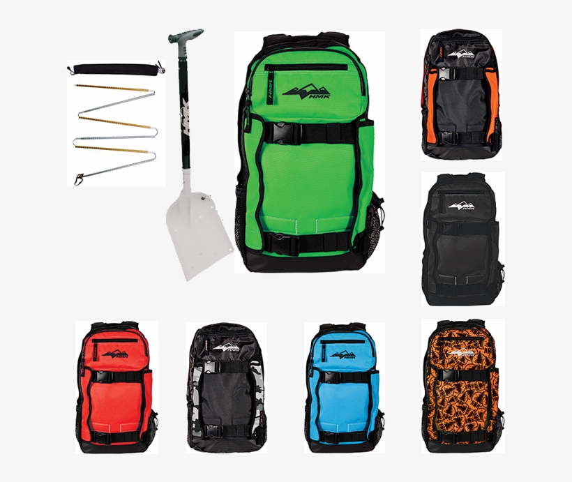 Hmk Backcountry Pack And Demon Shovel With Probe - Hmk (hm4pack2fg) Green/green One Size Backcountry Ii, transparent png #4033458