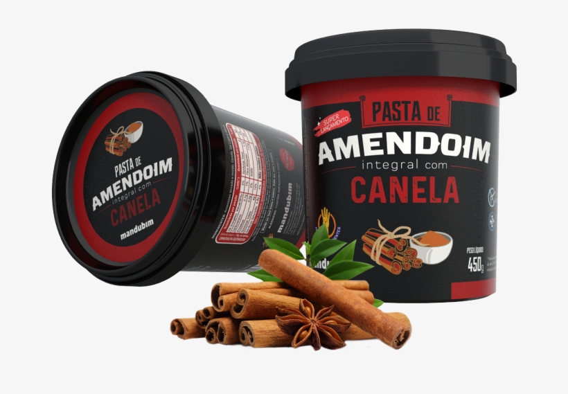 Canela - Pasta De Amendoim Avela E Coco, transparent png #4033515