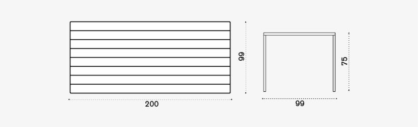 Rectangular Dining Table - Darkness, transparent png #4034050