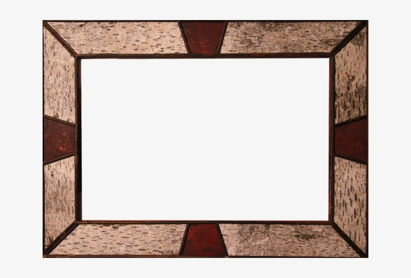 Unique, Hand Crafted Frame Made From The Bark Of Fallen - Floor, transparent png #4034111