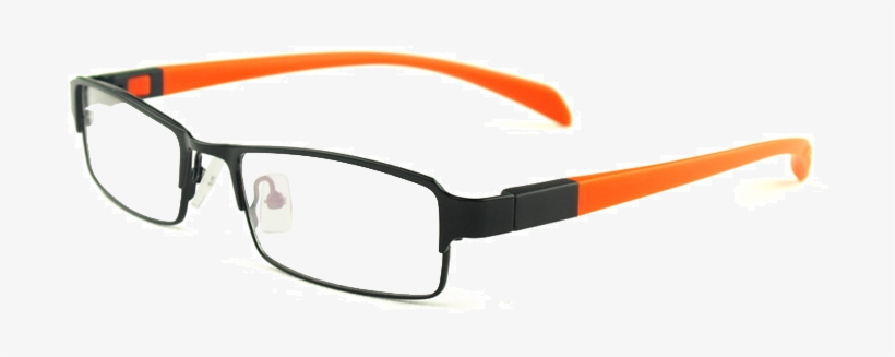 Orange Glasses Frames For Men, transparent png #4034204