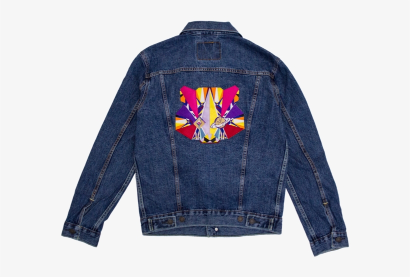 Custom Levi's Denim Jacket - Denim, transparent png #4034246