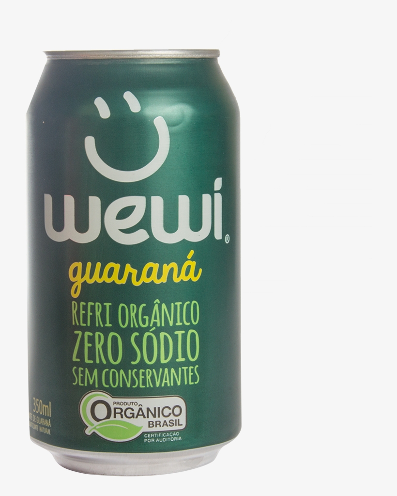 Refrigerante Orgânico Wewi Guaraná - Soft Drink, transparent png #4035041