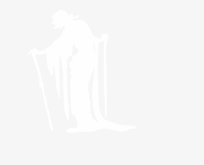 Glow In The Dark Scary Old Lady/hag - Fun Scary Novelty, transparent png #4035069