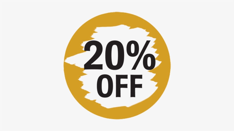 20% Off - Scratch Off Clip Art, transparent png #4035191