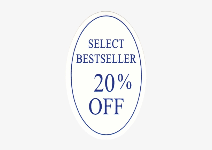 Select Bestseller 20% Off Labels - Circle, transparent png #4035406