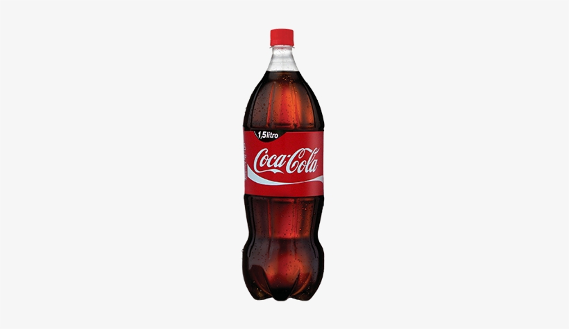 Refrigerante Coca Cola 1,5l - Coca Cola Bottle, transparent png #4035665