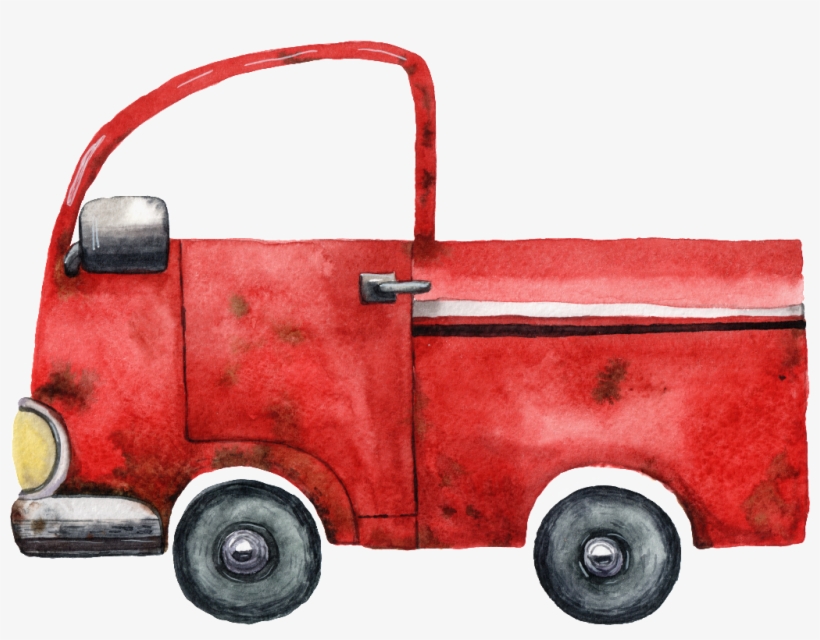 Red Pickup Truck Png Transparent - Christmas Day, transparent png #4035907