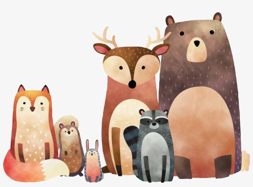 Report Abuse - Transparent Woodland Animals, transparent png #4035957