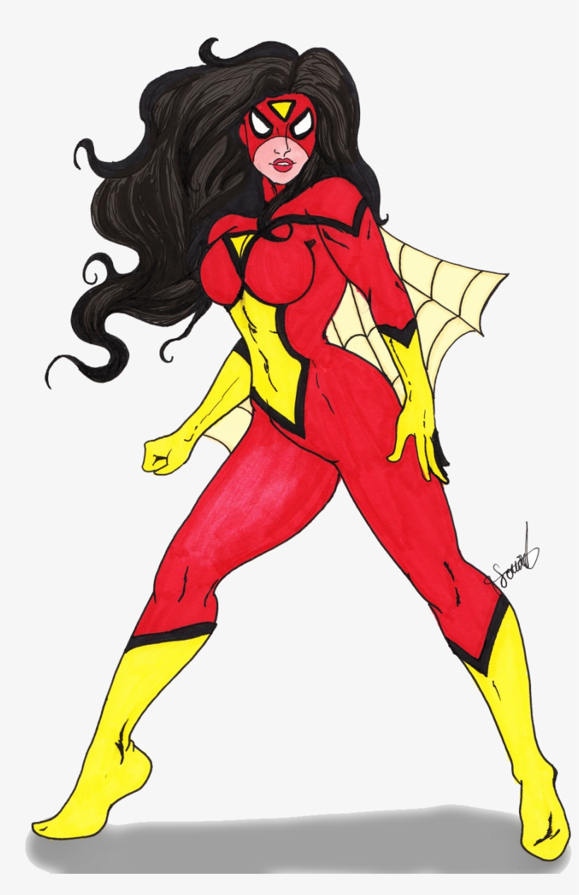 Spider Woman Png Hd - Jessica Drew Png, transparent png #4036024