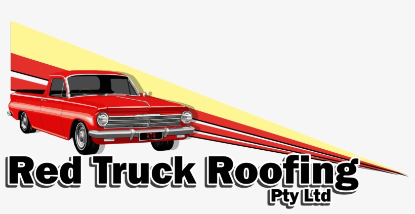 Red Truck Roofing Logo - Logo, transparent png #4036215