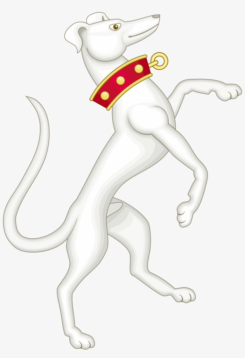 Open - Greyhound Coat Of Arms Supporter, transparent png #4036423