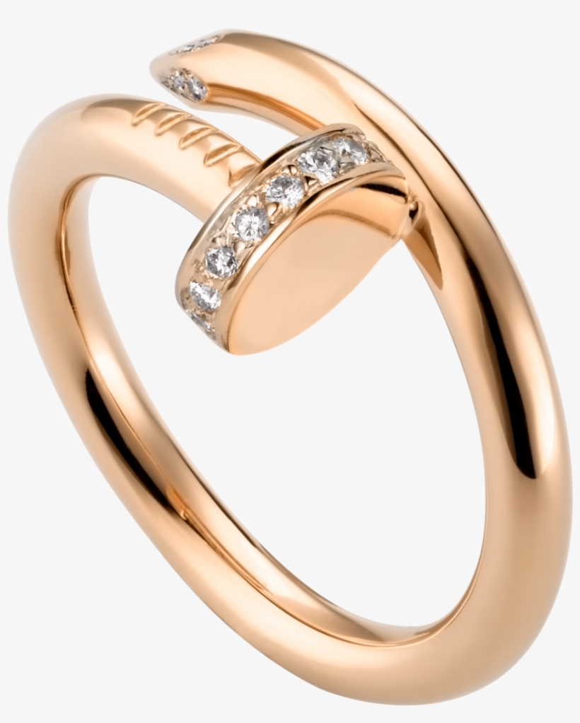 Juste Un Clou Ringpink Gold, Diamonds - Juste Un Clou Ring, transparent png #4036883
