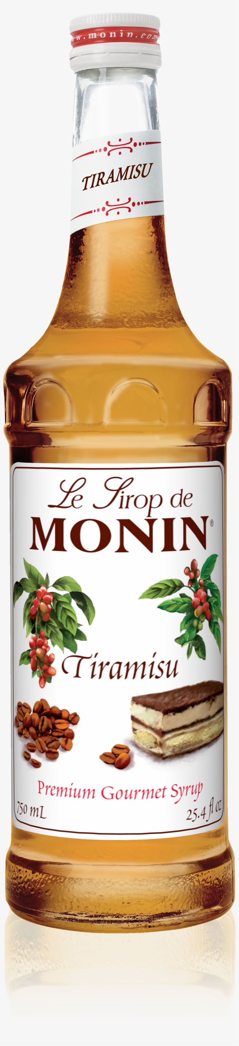 750 Ml Tiramisu Syrup - Monin Tiramisu Syrup 750 Ml, transparent png #4037085