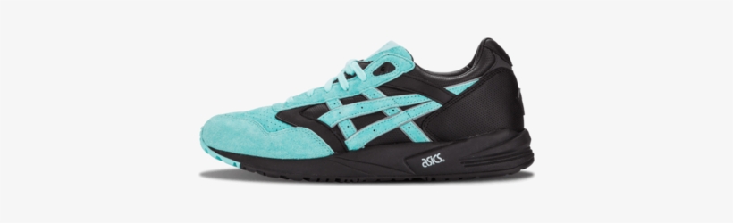 Asics Gel-saga Diamond Supply Co X Ronnie Fieg "tiffany" - Asics Gel Saga 7 Shoes Diamond Blue / Black H50ek 9048, transparent png #4037437