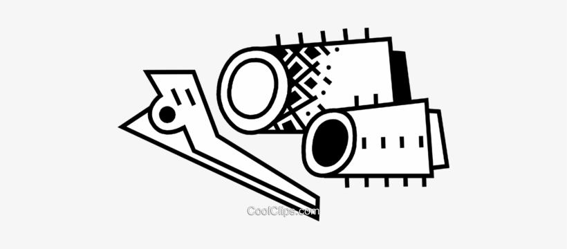 Curlers And Hair Clips Royalty Free Vector Clip Art, transparent png #4037456